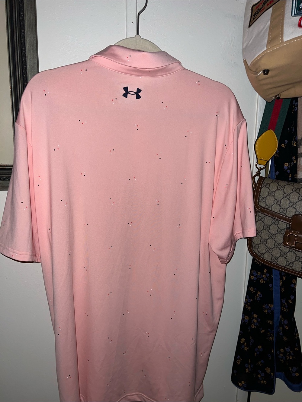 Under Armour Men’s light coral Polo Shirt - Picture 6 of 6